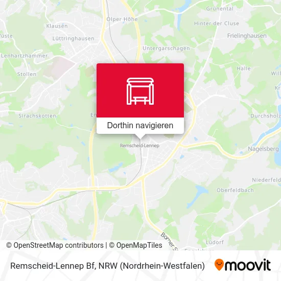 Remscheid-Lennep Bf Karte