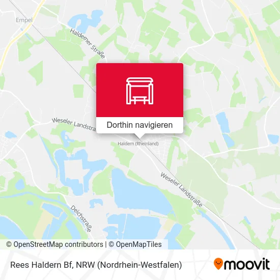 Rees Haldern Bf Karte