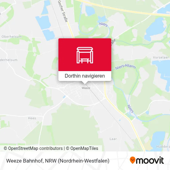 Weeze Bahnhof Karte