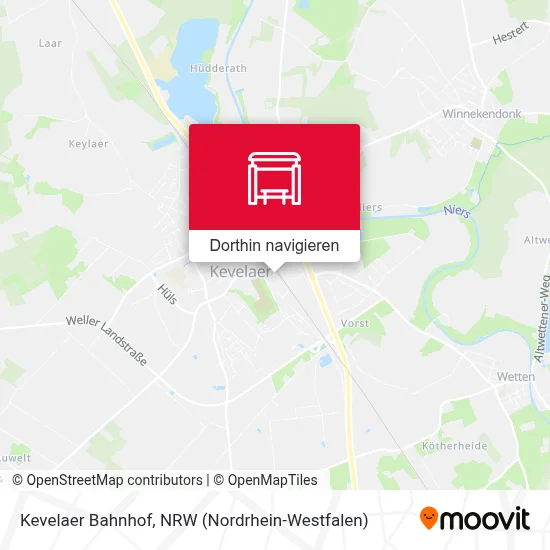 Kevelaer Bahnhof Karte