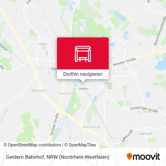 Geldern Bahnhof Karte