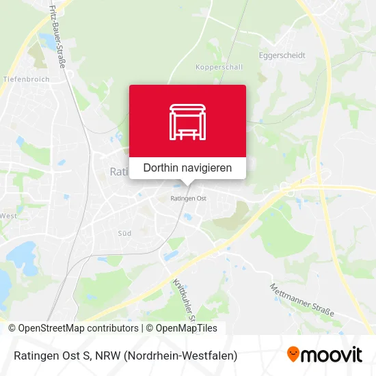 Ratingen Ost S Karte