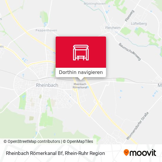 Rheinbach Römerkanal Bf Karte