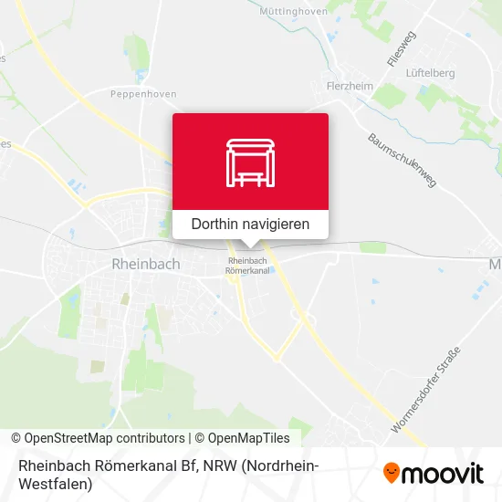Rheinbach Römerkanal Bf Karte
