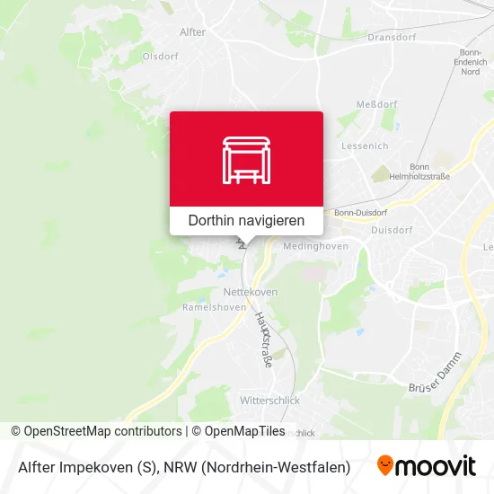 Alfter Impekoven (S) Karte