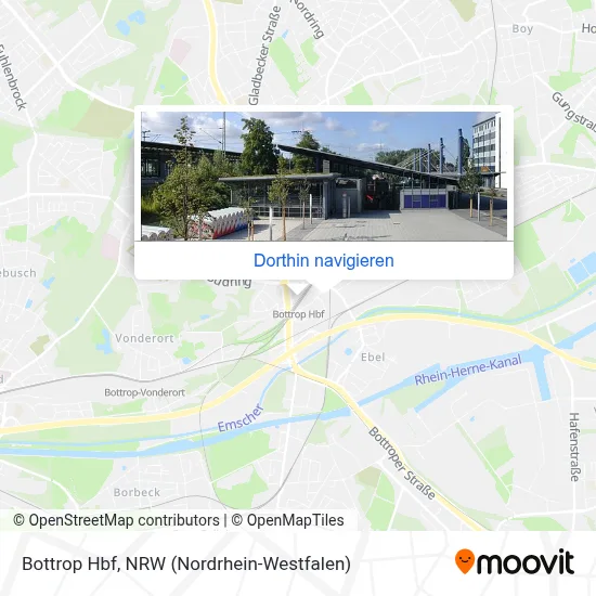 Bottrop Hbf Karte