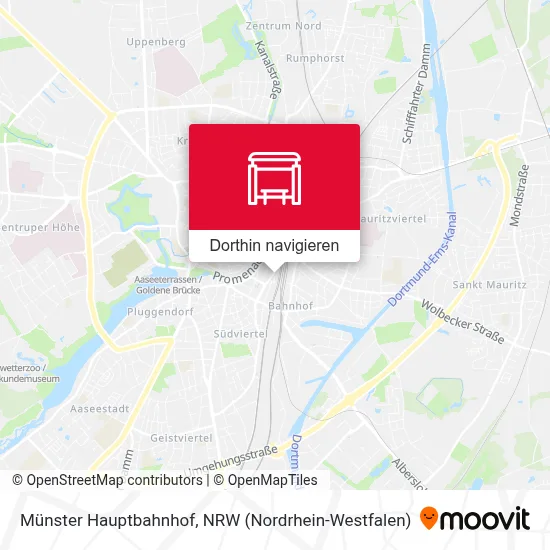 Münster Hauptbahnhof Karte