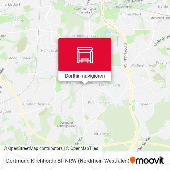 Dortmund Kirchhörde Bf Karte