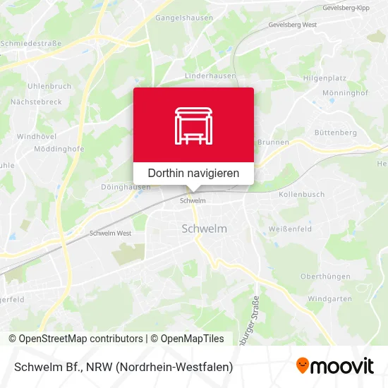 Schwelm Bf. Karte