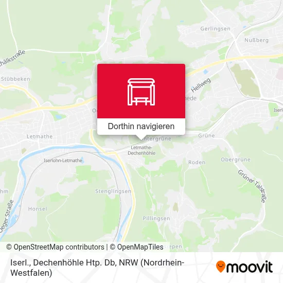 Iserl., Dechenhöhle Htp. Db Karte