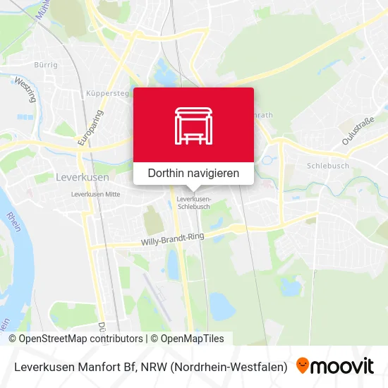 Leverkusen Manfort Bf Karte