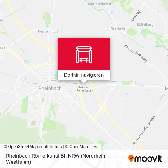 Rheinbach Römerkanal Bf Karte