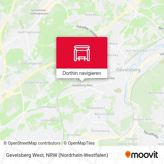 Gevelsberg West Karte