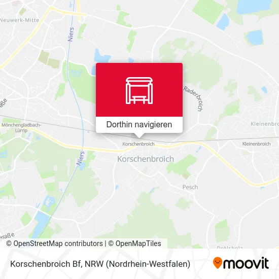 Korschenbroich Bf Karte