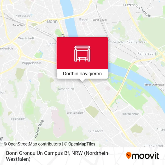 Bonn Gronau Un Campus Bf Karte