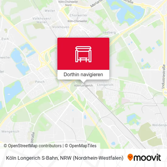 Köln Longerich S-Bahn Karte