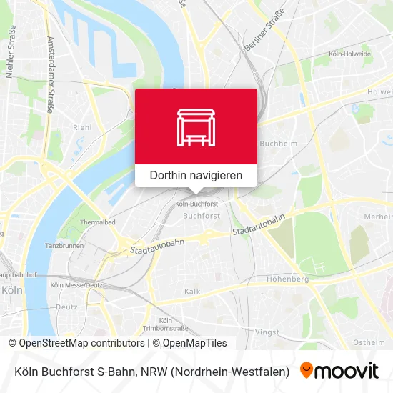 Köln Buchforst S-Bahn Karte