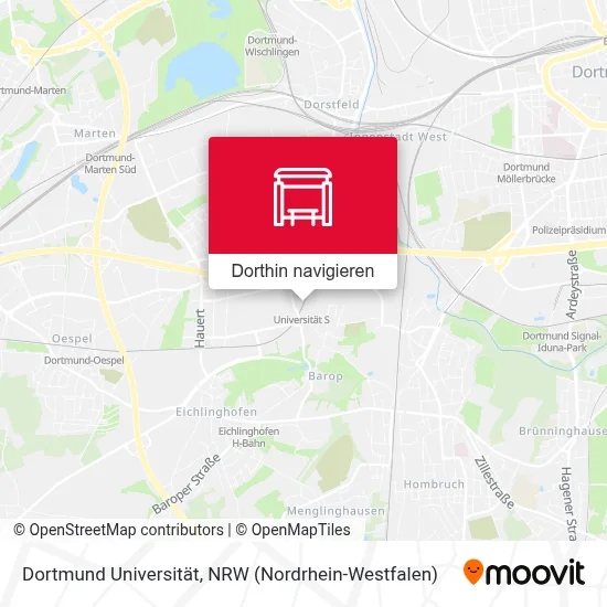 Dortmund Universität Karte