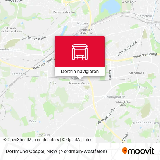 Dortmund Oespel Karte