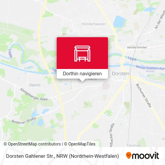 Dorsten Gahlener Str. Karte