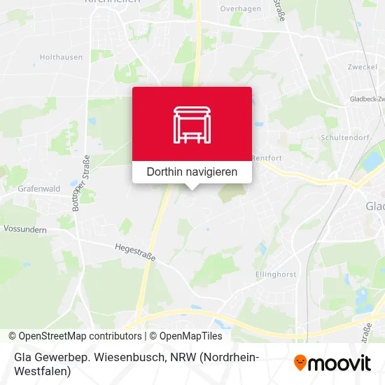 Gla Gewerbep. Wiesenbusch Karte