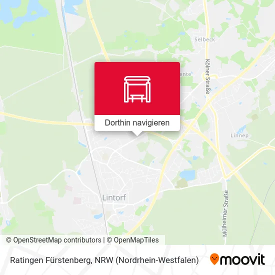Ratingen Fürstenberg Karte