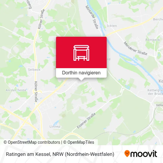 Ratingen am Kessel Karte