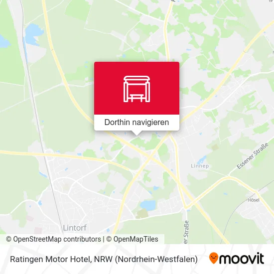 Ratingen Motor Hotel Karte