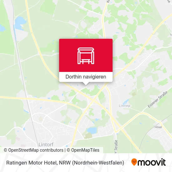 Ratingen Motor Hotel Karte