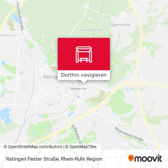 Ratingen Fester Straße Karte