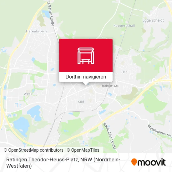 Ratingen Theodor-Heuss-Platz Karte