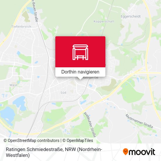Ratingen Schmiedestraße Karte