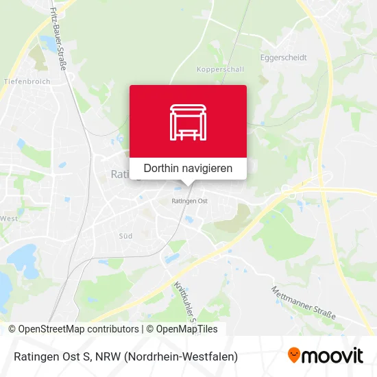 Ratingen Ost S Karte