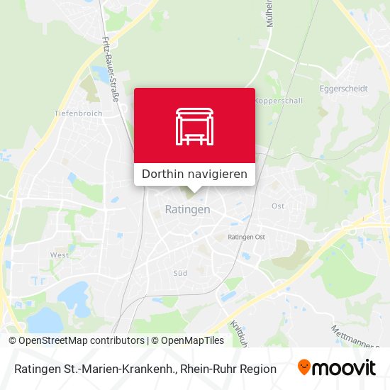 Ratingen St.-Marien-Krankenh. Karte