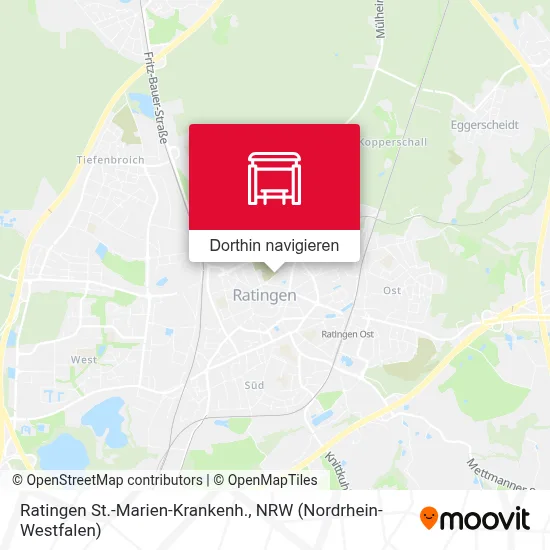 Ratingen St.-Marien-Krankenh. Karte