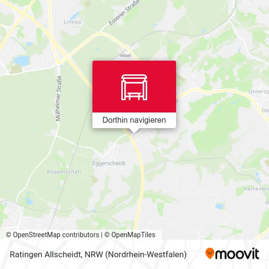 Ratingen Allscheidt Karte