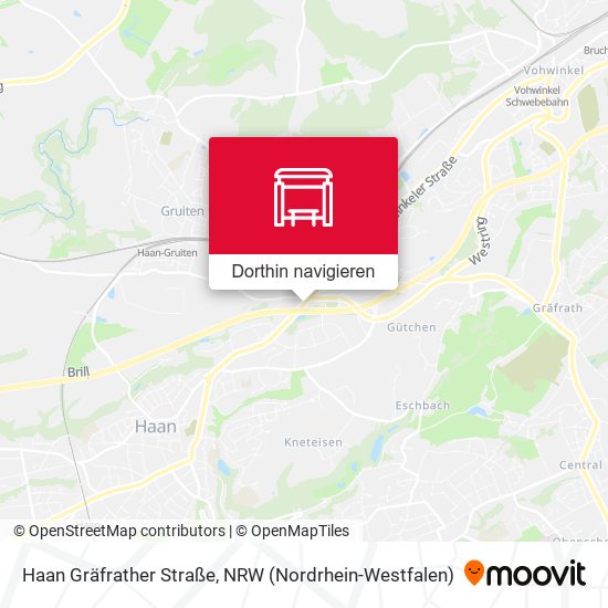 Haan Gräfrather Straße Karte