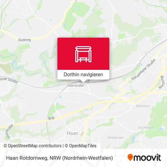 Haan Rotdornweg Karte