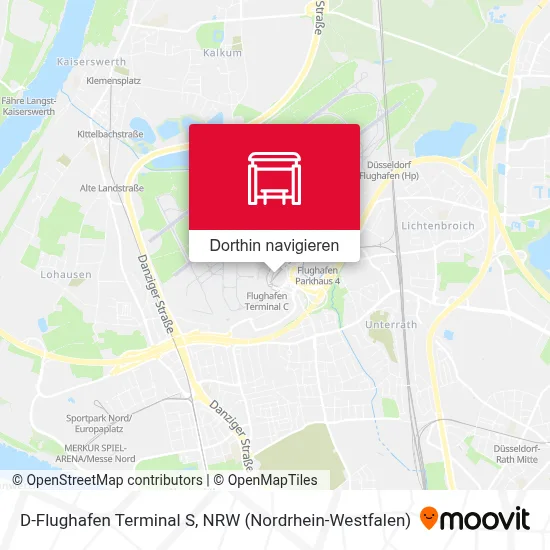 D-Flughafen Terminal S Karte