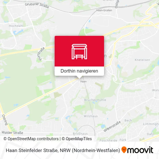 Haan Steinfelder Straße Karte
