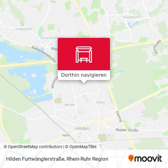 Hilden Furtwänglerstraße Karte