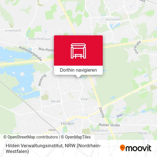 Hilden Verwaltungsinstitut Karte