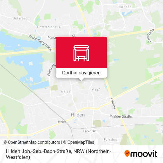 Hilden Joh.-Seb.-Bach-Straße Karte