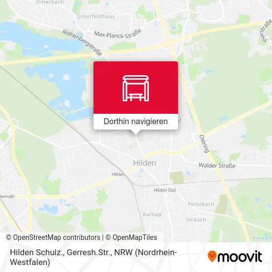 Hilden Schulz., Gerresh.Str. Karte