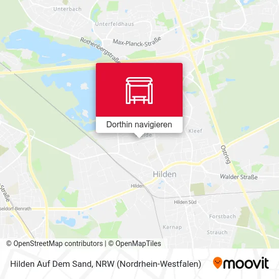 Hilden Auf Dem Sand Karte