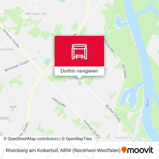 Rheinberg am Kolkerhof Karte