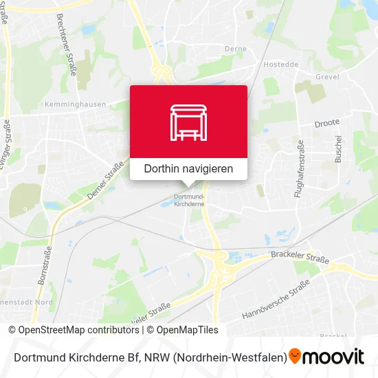 Dortmund Kirchderne Bf Karte