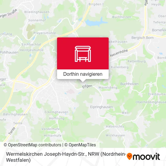 Wermelskirchen Joseph-Haydn-Str. Karte