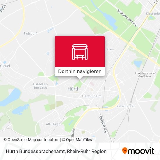 Hürth Bundessprachenamt Karte