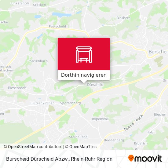 Burscheid Dürscheid Abzw. Karte